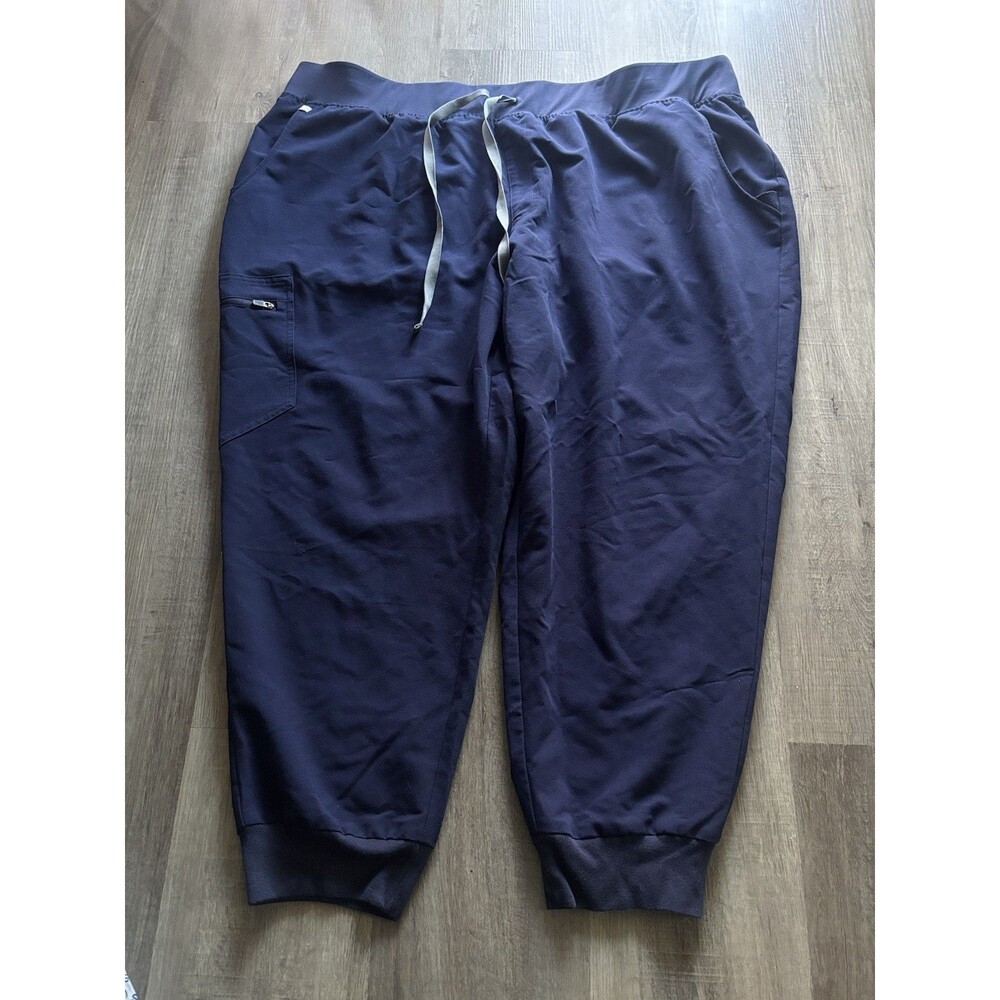 Figs Zamora Jogger Scrub Pants Women's Size 5XL Petite Navy